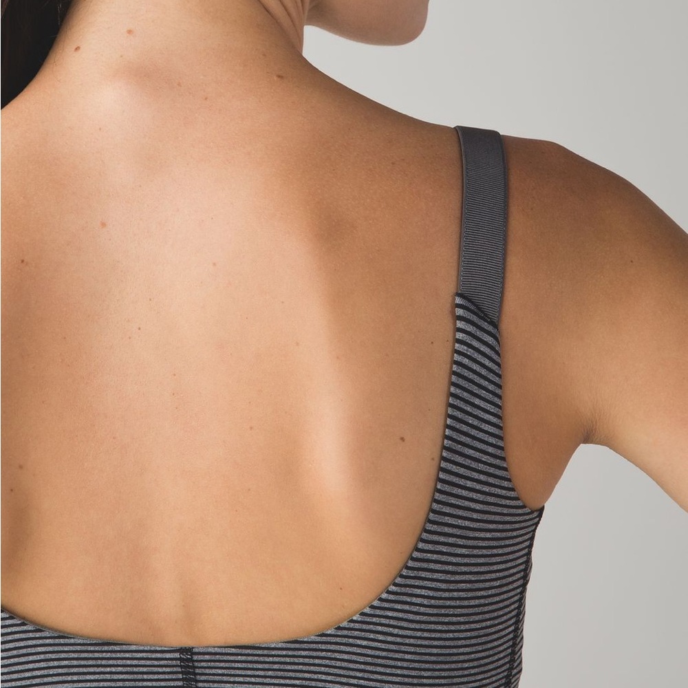 Lululemon Barre None Tank | Black and Gray | Size 6 - Picture 3 of 7
